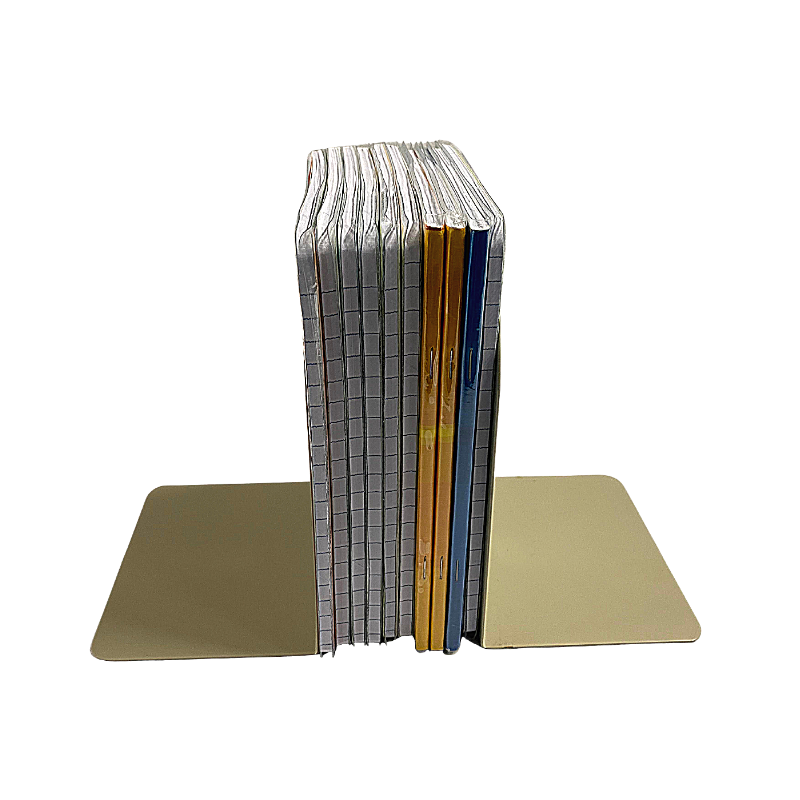 8" Stainless Steel Bookends (2 Pack)