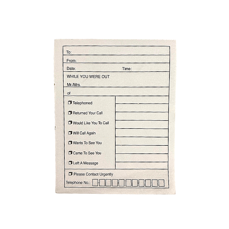 Telephone Message Pad