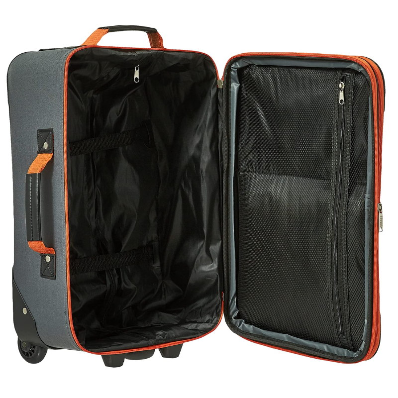 Rockland Fashion Softside Upright 2pc Luggage Set