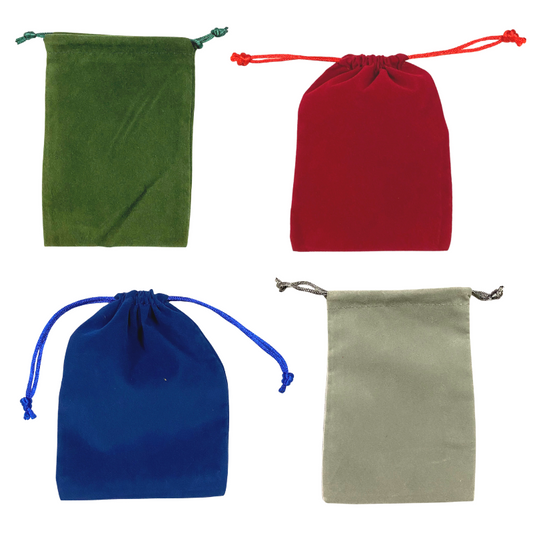 Velvet Pouch 4"X5" Gift Bags - Multiple Colours