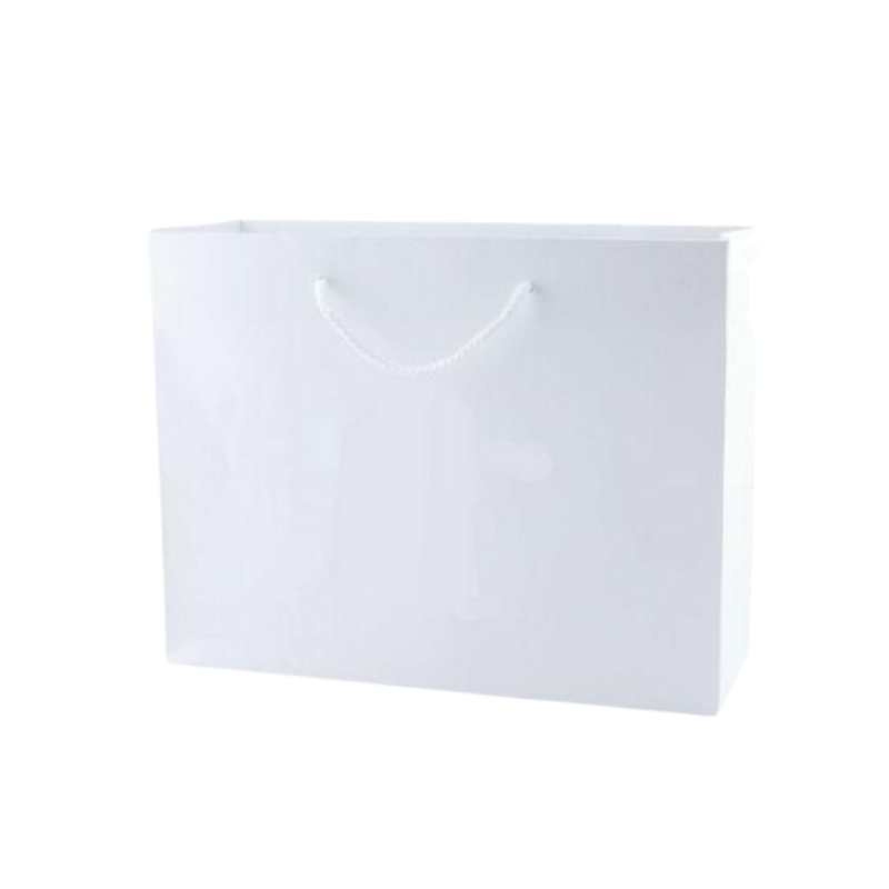 White Paper Gift Bag