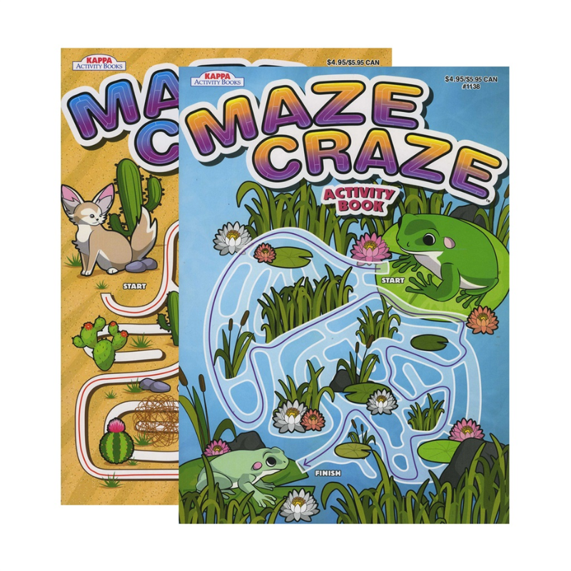 BAZIC KAPPA Maze Craze Activity Book